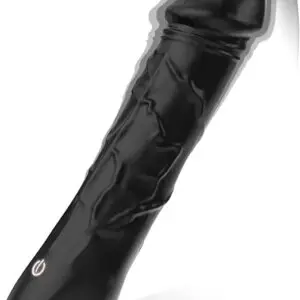10-mode G-spot vibrator with ring handle and realistic texture
