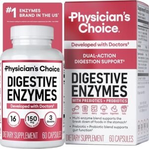 16 Digestive Enzymes with SBO Probiotics supplement for digestive wellness