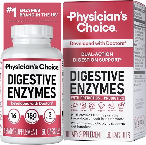 16 Digestive Enzymes with SBO Probiotics supplement for digestive wellness