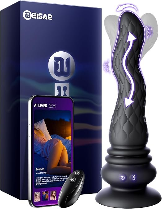 3-in-1 wriggling prostate massager with suction cup