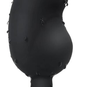 Black Curved Butt Plug