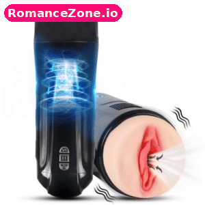 Black Vibrating Masturbator