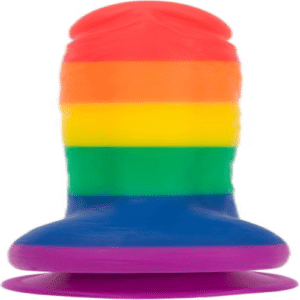 Rainbow Silicone Butt Plug