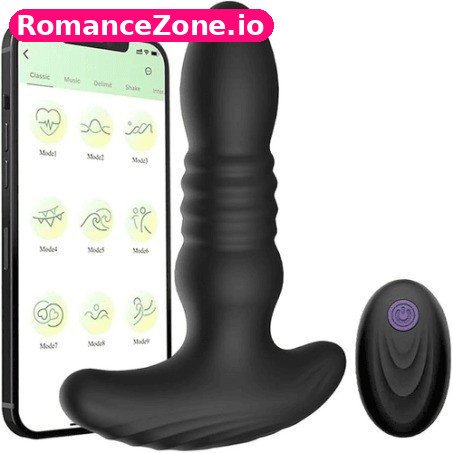 Black App Prostate Massager