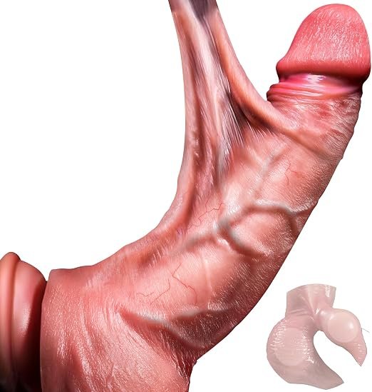 8.5-inch realistic dual-density silicone dildo