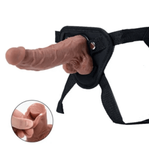 Flesh Strap-On Dildo