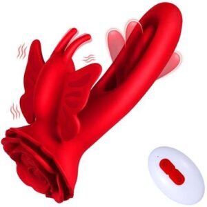 Red Rose Dildo Vibrator
