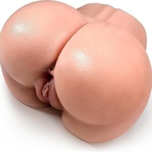 Mature curves torso stroker with dual-channel design