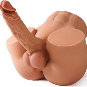 Male silicone sex doll torso with sculpted anatomical design