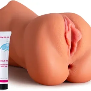 ZEMALIA 3-in-1 Male Masturbator with Three Openings and Dual Tightening Rings