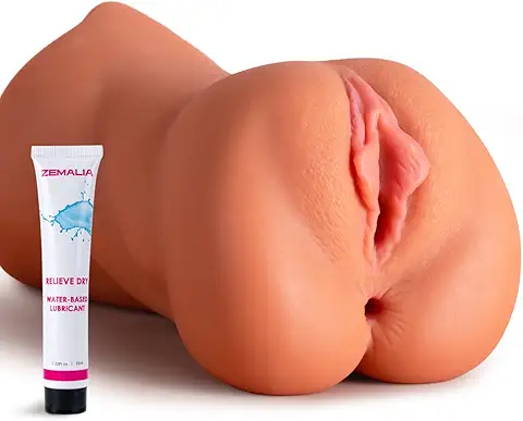 ZEMALIA 3-in-1 Male Masturbator with Three Openings and Dual Tightening Rings