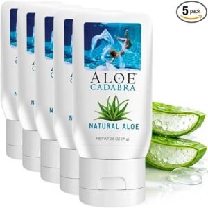 Aloe Cadabra Natural Aloe Lubricant in its product packaging.