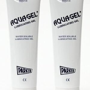 Aquagel Lubricating Jelly 5 oz clear water-soluble jelly in flip-top tube