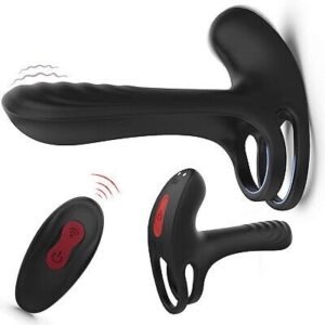 Black Remote Couples Vibrator