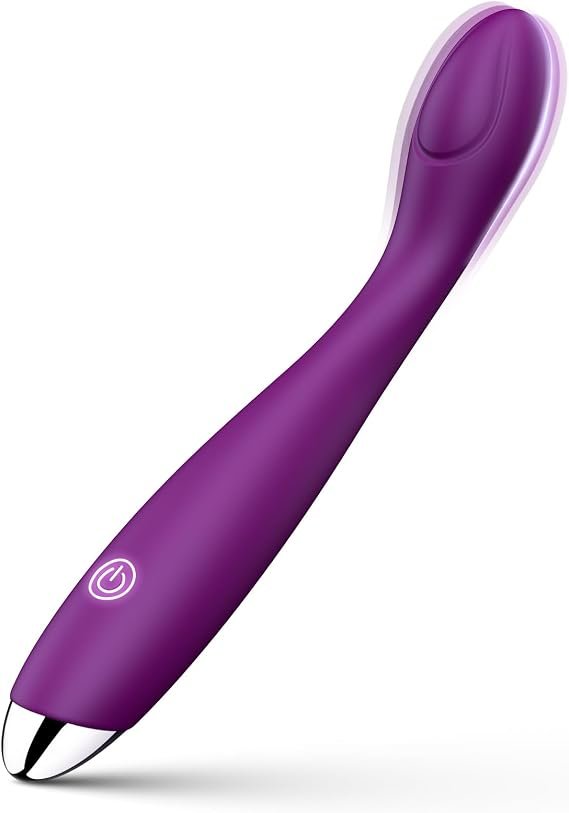 Curved G-Spot Vibrator featuring an ergonomic angled design