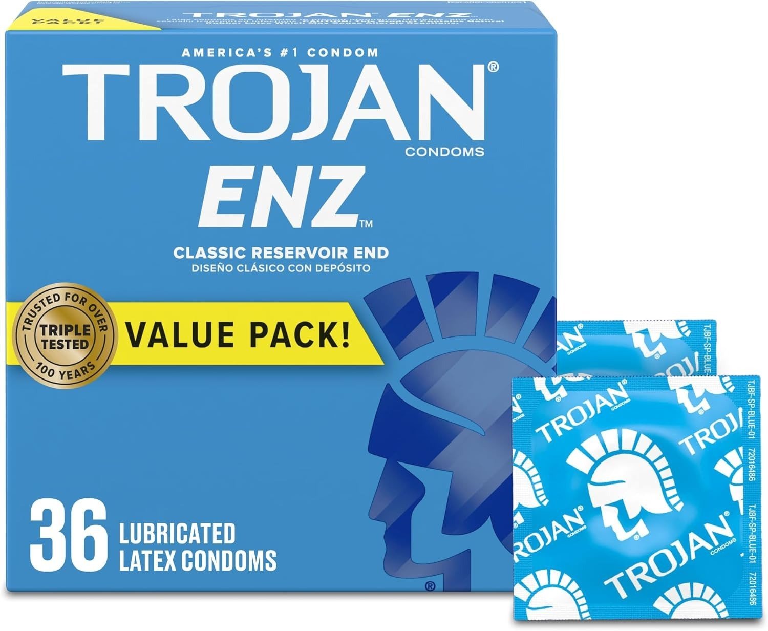 Trojan ENZ Condoms 36 Pack