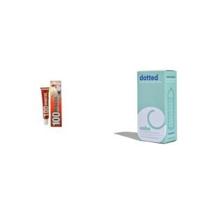 100 Minutes Power Delay Cream + Cake Ribbed Condoms Combo