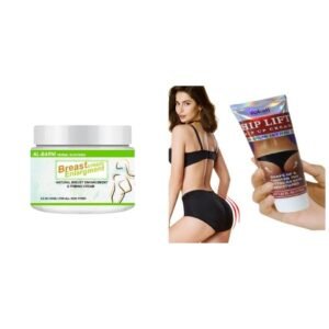 Al-Barni Breast Cream Enlargement + Vokali Hip Lift Hip Up Cream Combo