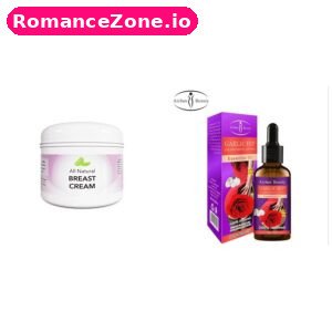 All Natural Breast Cream + Garlic Hip Enlargement Oil Combo