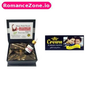 B-Maxman Enlarge Oil + Crown Delay Cream Combo