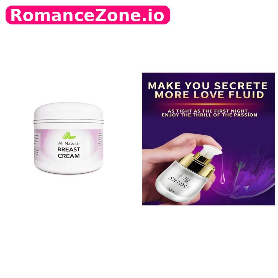 All Natural Breast Cream + Vaginal Love Fluid Gel Combo