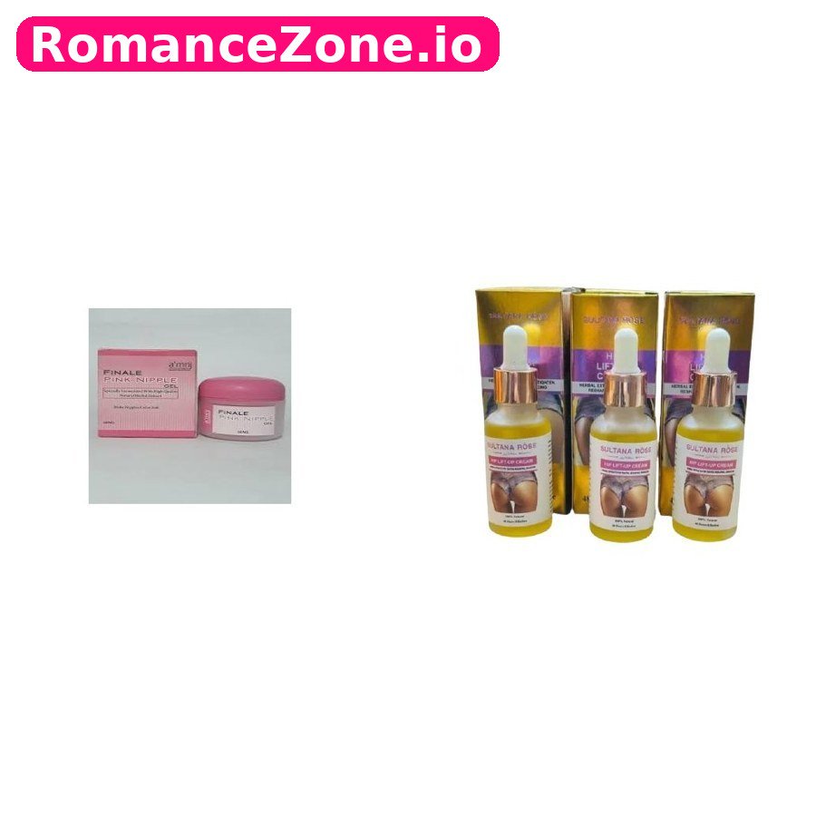 Amrij Finale Pink Nipple Gel + Sultana Rose Hip Lift Up Cream Combo