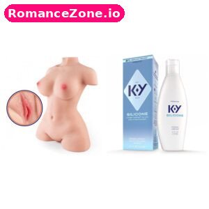 Female Sex Doll Torso Upper Body + K-Y Silicone Lubricant Combo