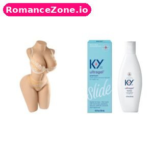 Female Torso Doll with Lingerie + KY Ultragel Slide Lubricant Combo