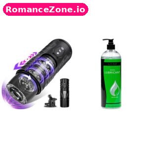 Automatic Rotating Masturbator + Lynk Anal Lubricant Combo