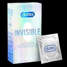 Durex Invisible Super Ultra Thin Condoms for Men pack of 10