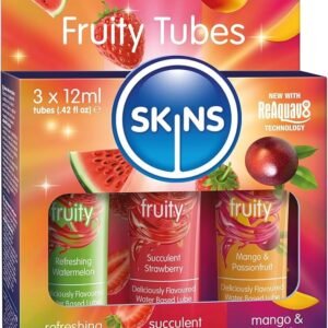 Flavored Water-Based Edible Lubricant with fruit flavor options