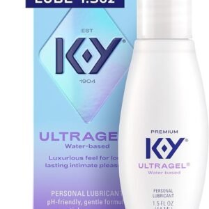 K-Y Deluxe water-based personal lubricant in its product packaging.
