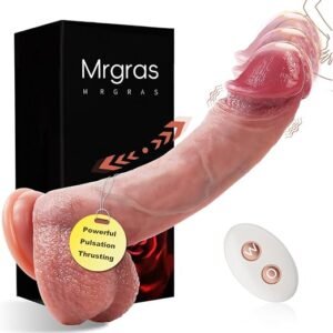 Realistic G-Spot Thrusting Dildo Vibrator with remote control