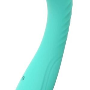 rechargeable curved silicone vibrator with flexible head