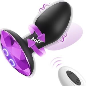 Remote Control Rotating and Vibrating Butt Plug