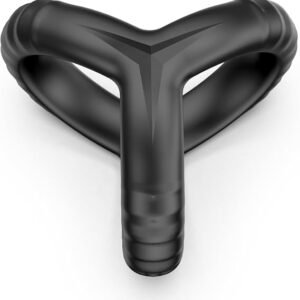Silicone cock rings set featuring six different sizes
