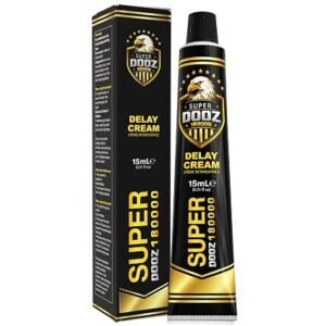 Super Dooz 180000 delay cream for men in a 15ml tube