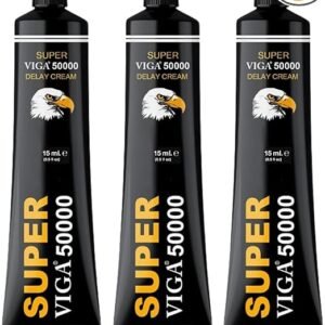Super VIGA 50000 cream with Vitamin E in its 15 mL packaging