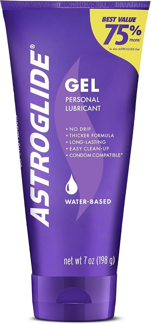 Thick water-based personal lubricant gel