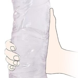 Veatrylove Brown TPE Dildo 9.64 Inch with realistic textured design