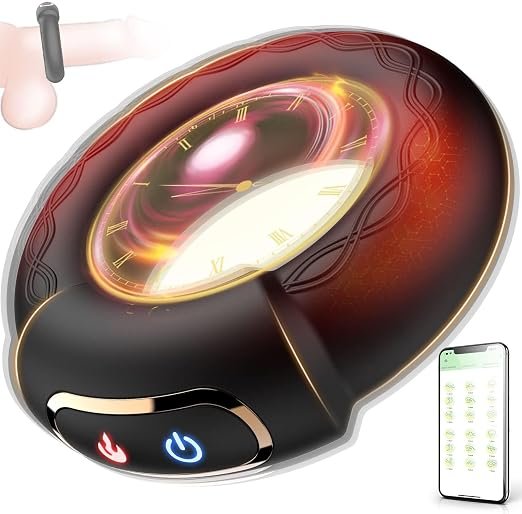 : Vibrating cock ring with nine vibration modes and app control